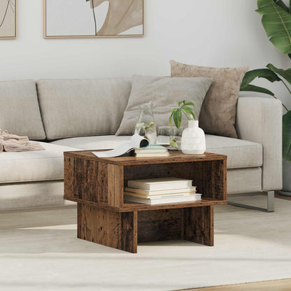 Coffee Table Old Wood 48 x 46 x 35 cm Engineered Wood