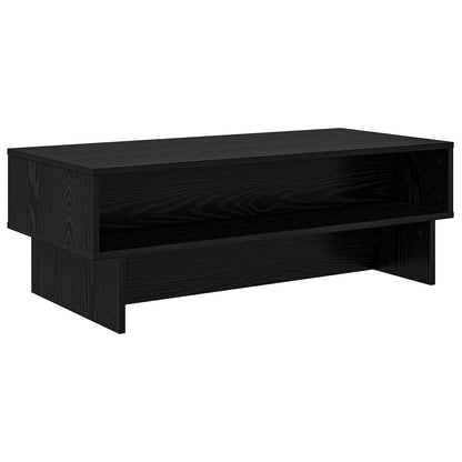 Coffee Table Black Oak 100 x 46 x 35 cm Engineered Wood