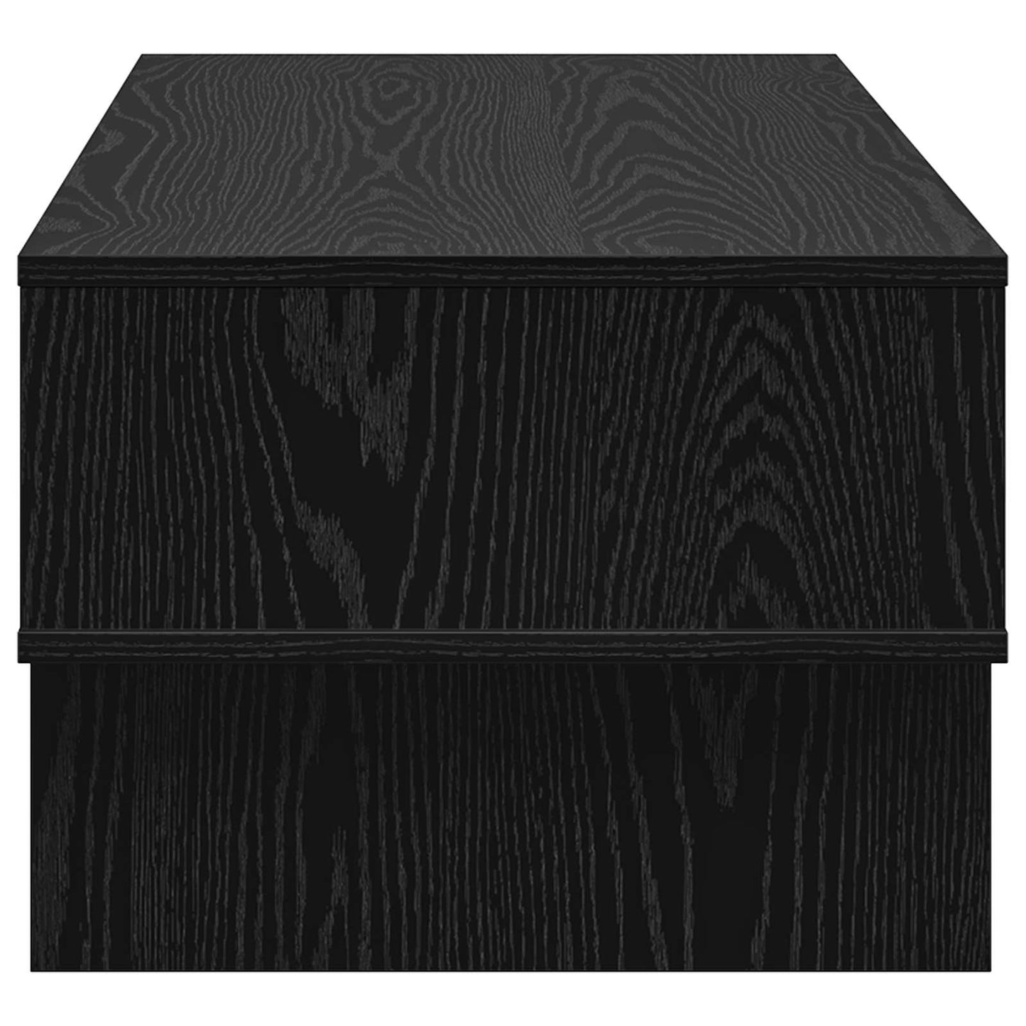 Coffee Table Black Oak 100 x 46 x 35 cm Engineered Wood