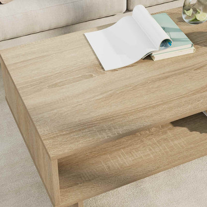 Coffee Table Sonoma Oak 100 x 46 x 35 cm Engineered Wood