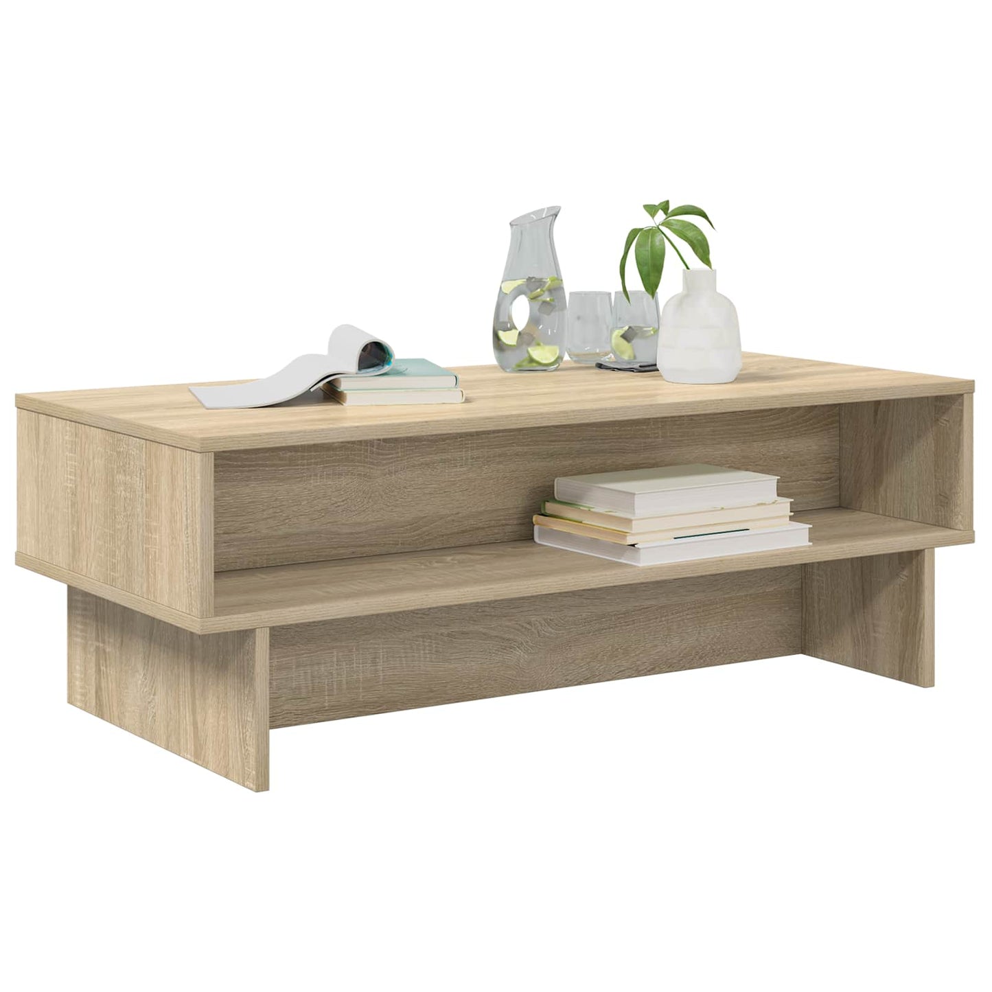 Coffee Table Sonoma Oak 100 x 46 x 35 cm Engineered Wood