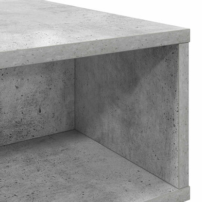 Coffee Table Concrete Grey 100 x 46 x 35 cm Engineered Wood