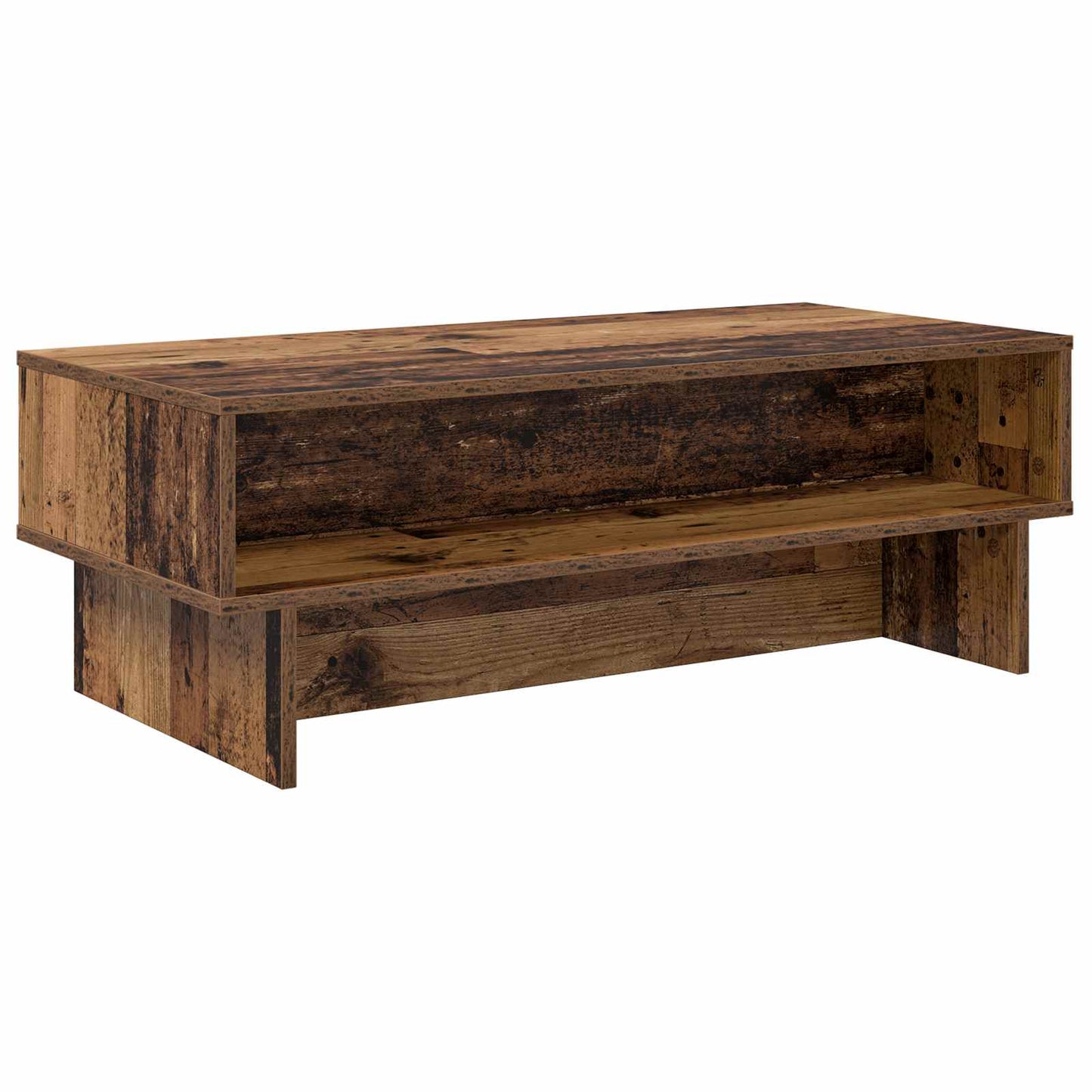 Coffee Table Old Wood 100 x 46 x 35 cm Engineered Wood