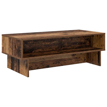 Coffee Table Old Wood 100 x 46 x 35 cm Engineered Wood