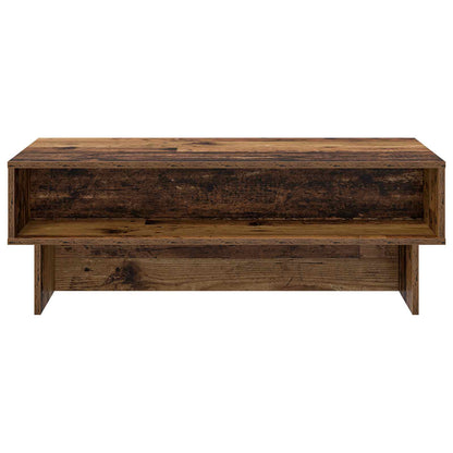 Coffee Table Old Wood 100 x 46 x 35 cm Engineered Wood