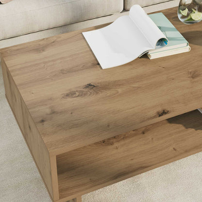 Coffee Table Artisan Oak 100 x 46 x 35 cm Engineered Wood