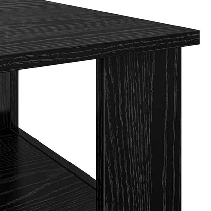Coffee Table Black Oak 57 x 55 x 45 cm Engineered Wood