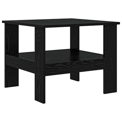 Coffee Table Black Oak 57 x 55 x 45 cm Engineered Wood