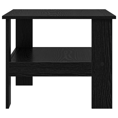 Coffee Table Black Oak 57 x 55 x 45 cm Engineered Wood
