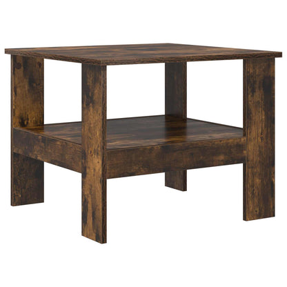 Coffee Table Smoked Oak 57 x 55 x 45 cm Engineered Wood