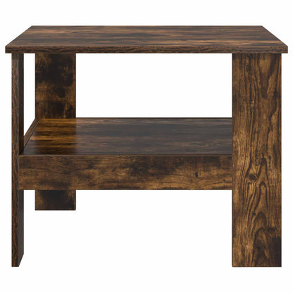 Coffee Table Smoked Oak 57 x 55 x 45 cm Engineered Wood