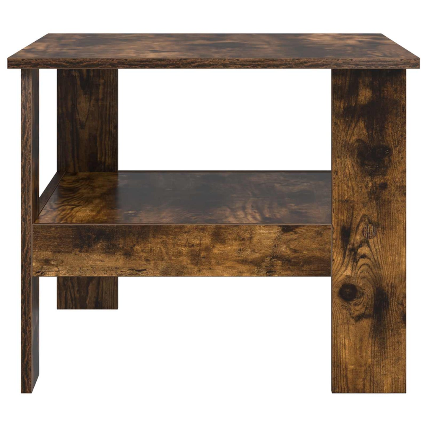 Coffee Table Smoked Oak 57 x 55 x 45 cm Engineered Wood