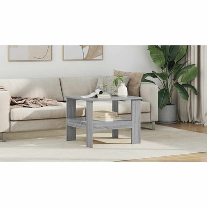 Coffee Table Grey Sonoma 57 x 55 x 45 cm Engineered Wood