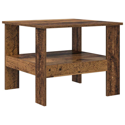 Coffee Table Old Wood 57 x 55 x 45 cm Engineered Wood