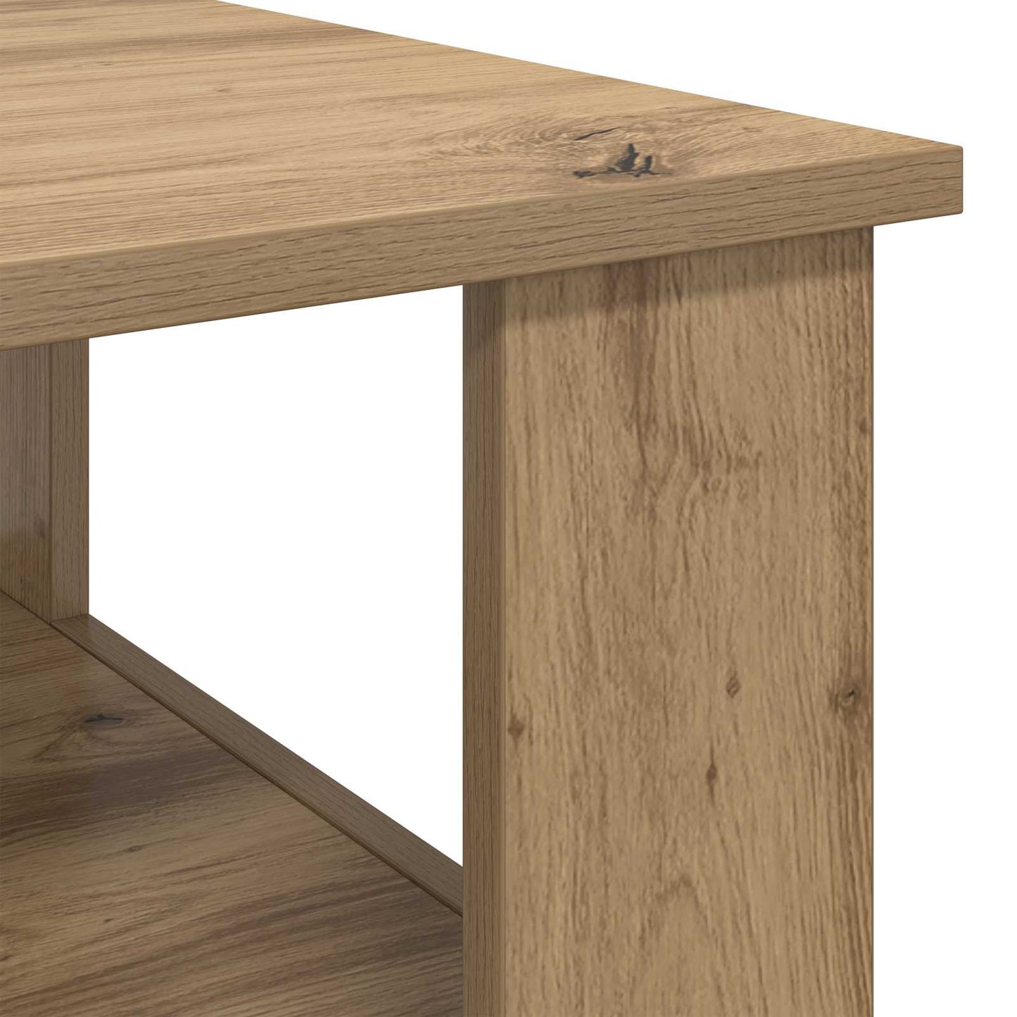 Coffee Table Artisan Oak 57 x 55 x 45 cm Engineered Wood