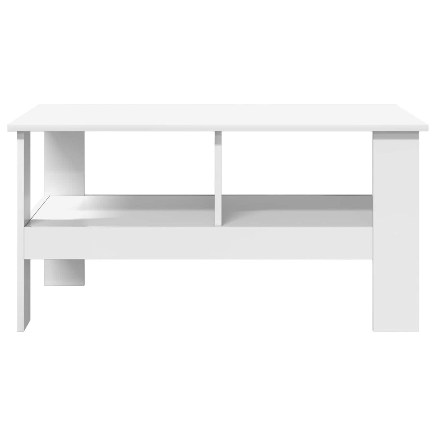 Coffee Table White 90 x 50 x 45 cm Engineered Wood