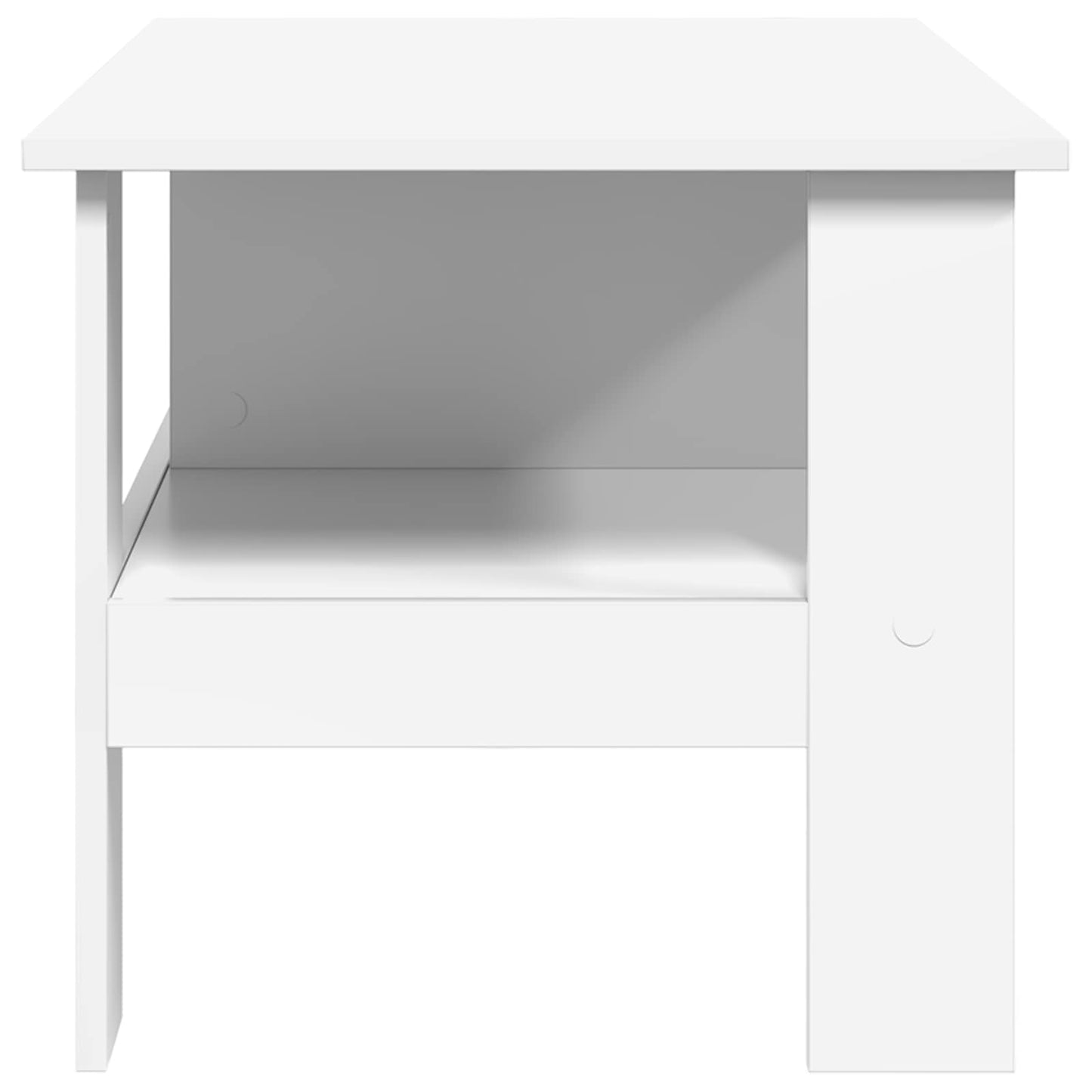 Coffee Table White 90 x 50 x 45 cm Engineered Wood