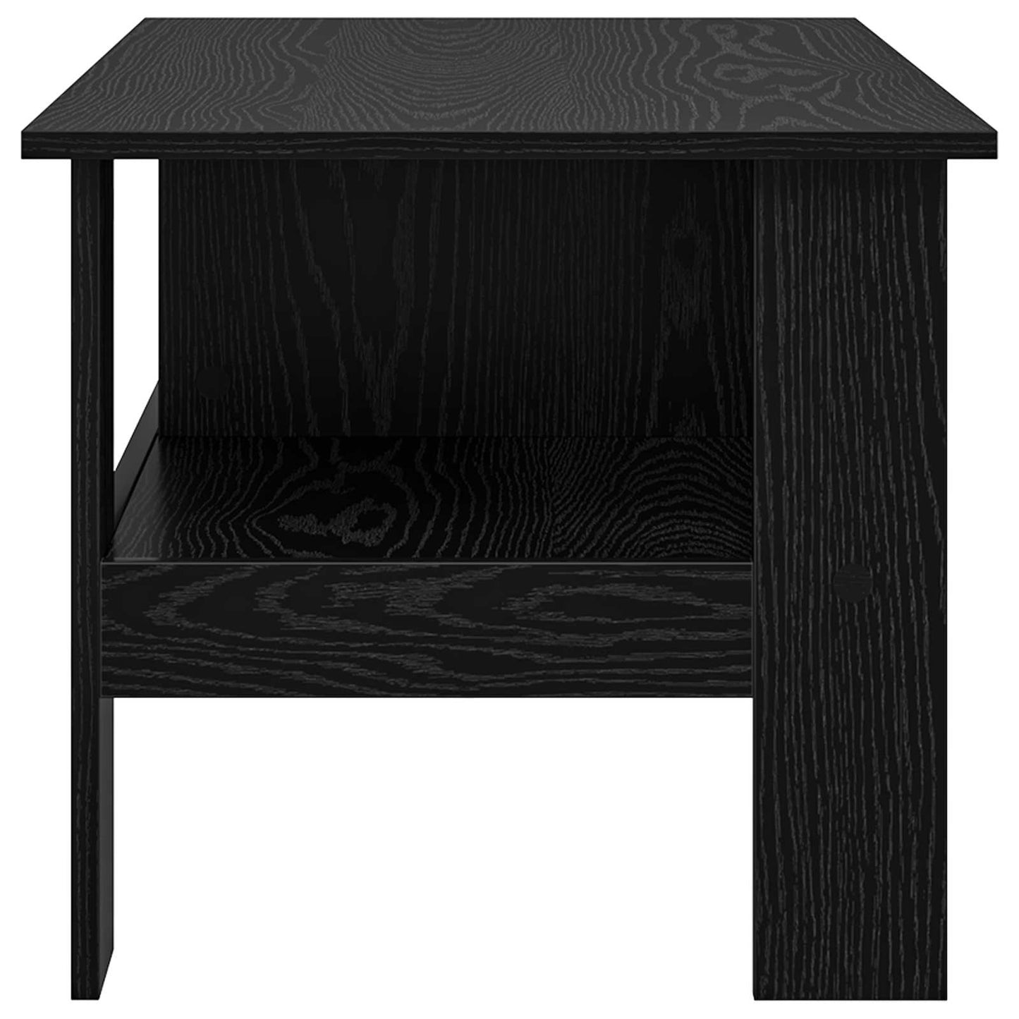 Coffee Table Black Oak 90 x 50 x 45 cm Engineered Wood