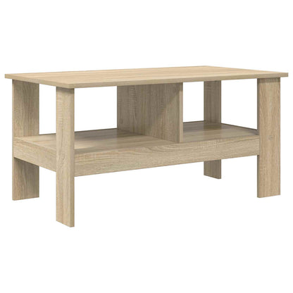 Coffee Table Sonoma Oak 90 x 50 x 45 cm Engineered Wood