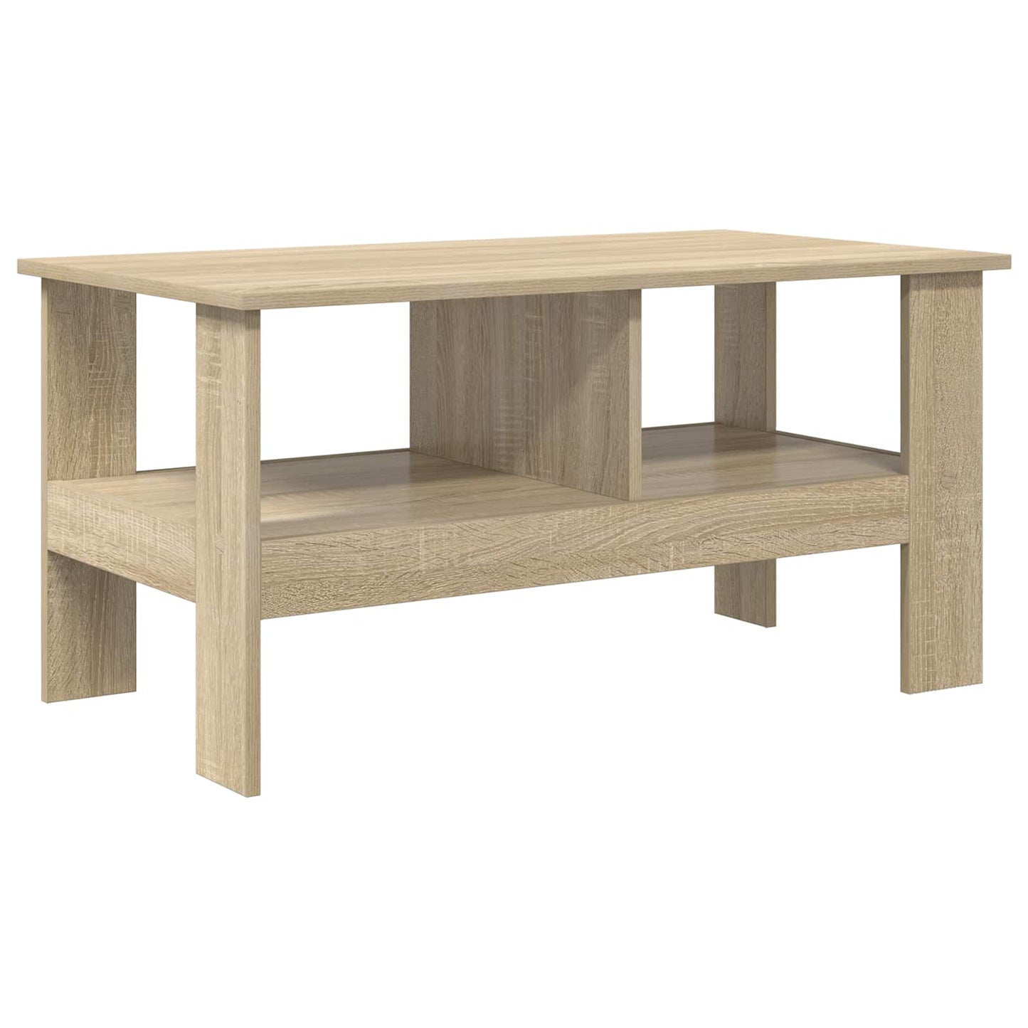 Coffee Table Sonoma Oak 90 x 50 x 45 cm Engineered Wood