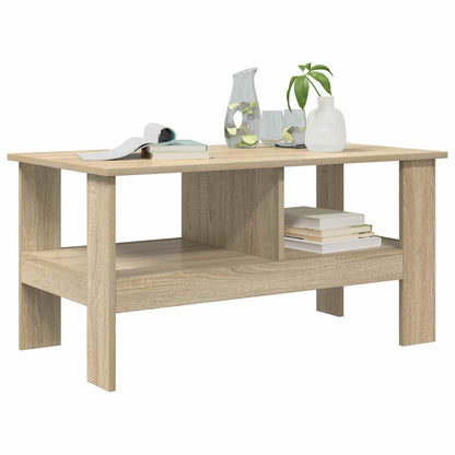 Coffee Table Sonoma Oak 90 x 50 x 45 cm Engineered Wood