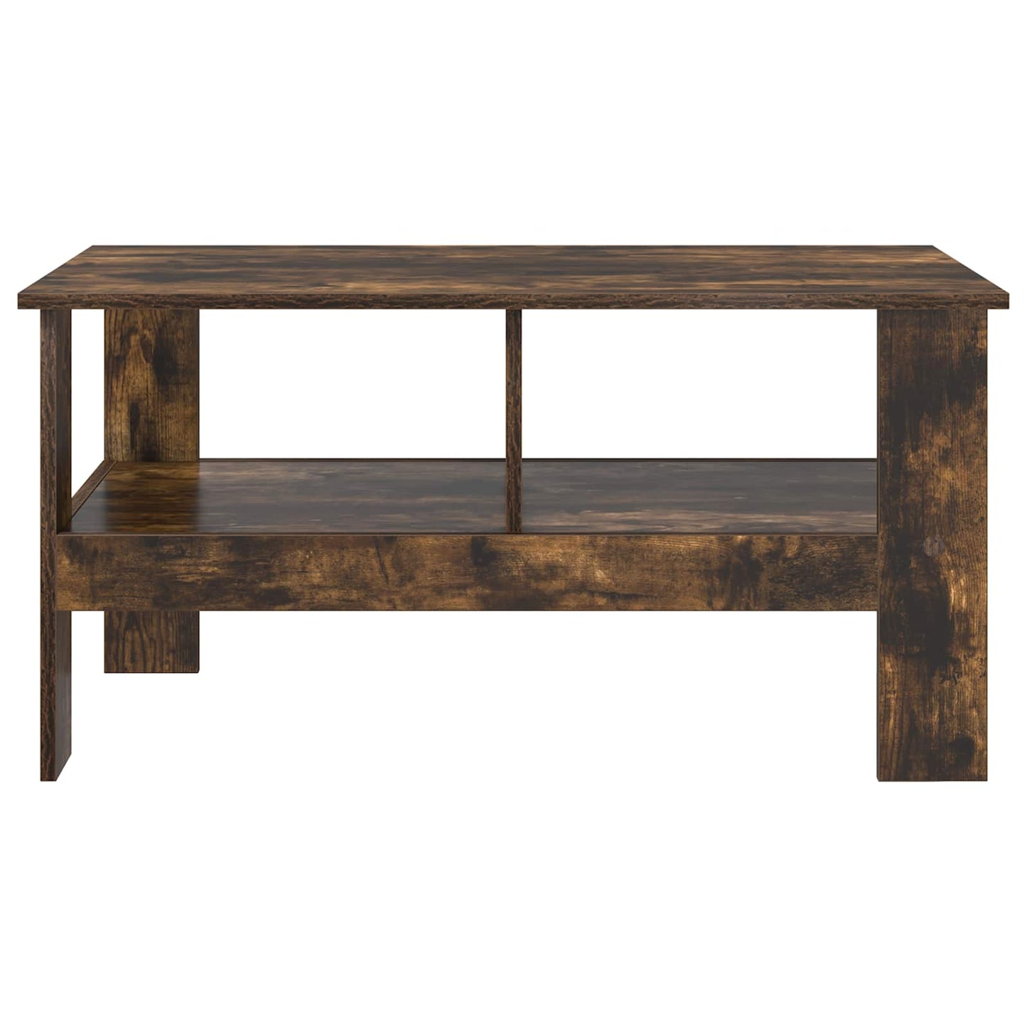 Coffee Table Smoked Oak 90 x 50 x 45 cm Engineered Wood
