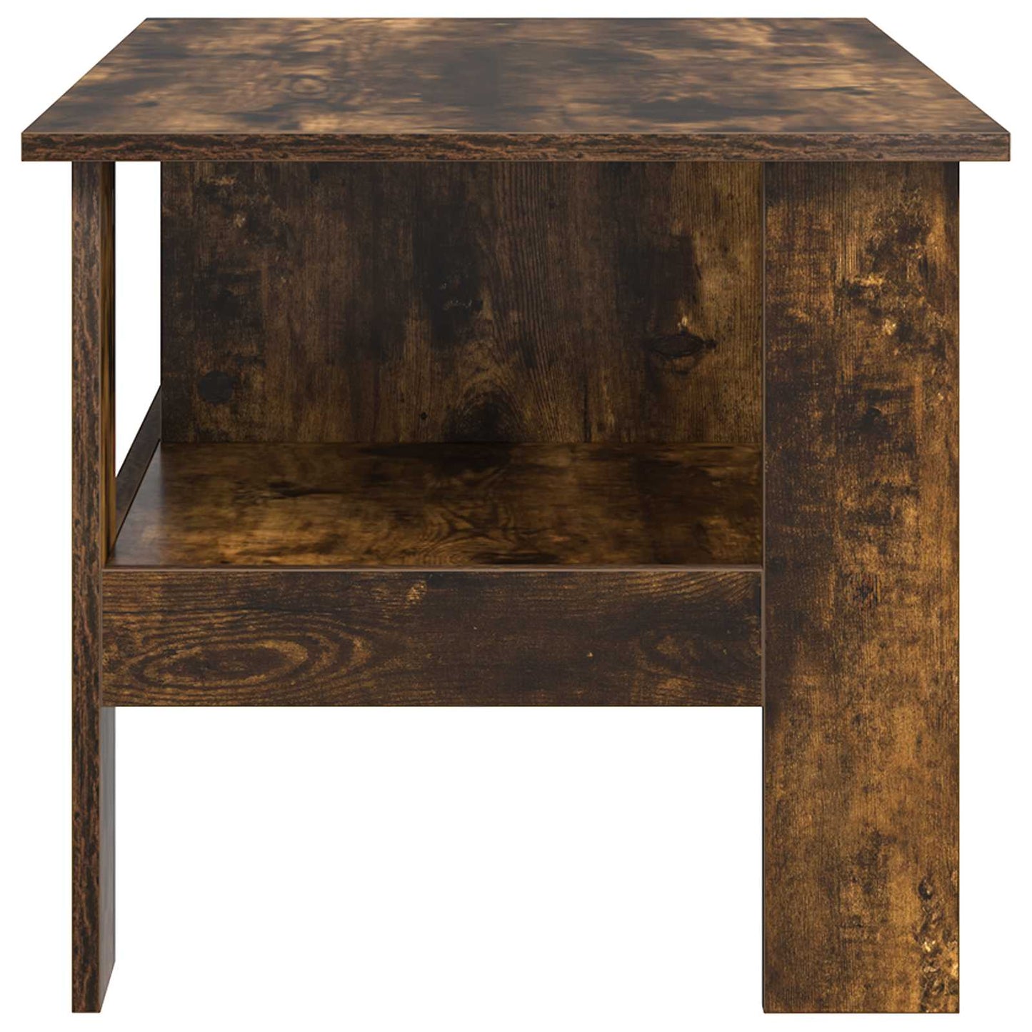 Coffee Table Smoked Oak 90 x 50 x 45 cm Engineered Wood