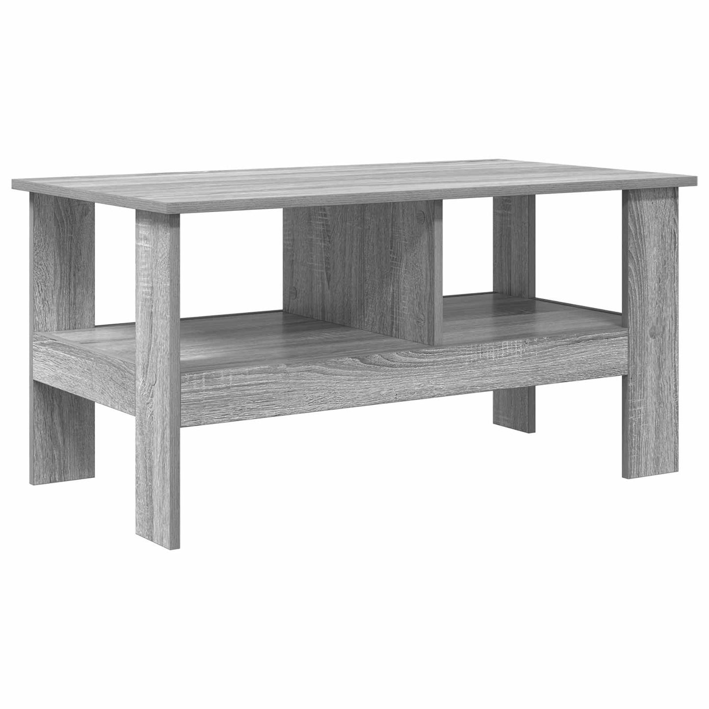 Coffee Table Grey Sonoma 90 x 50 x 45 cm Engineered Wood