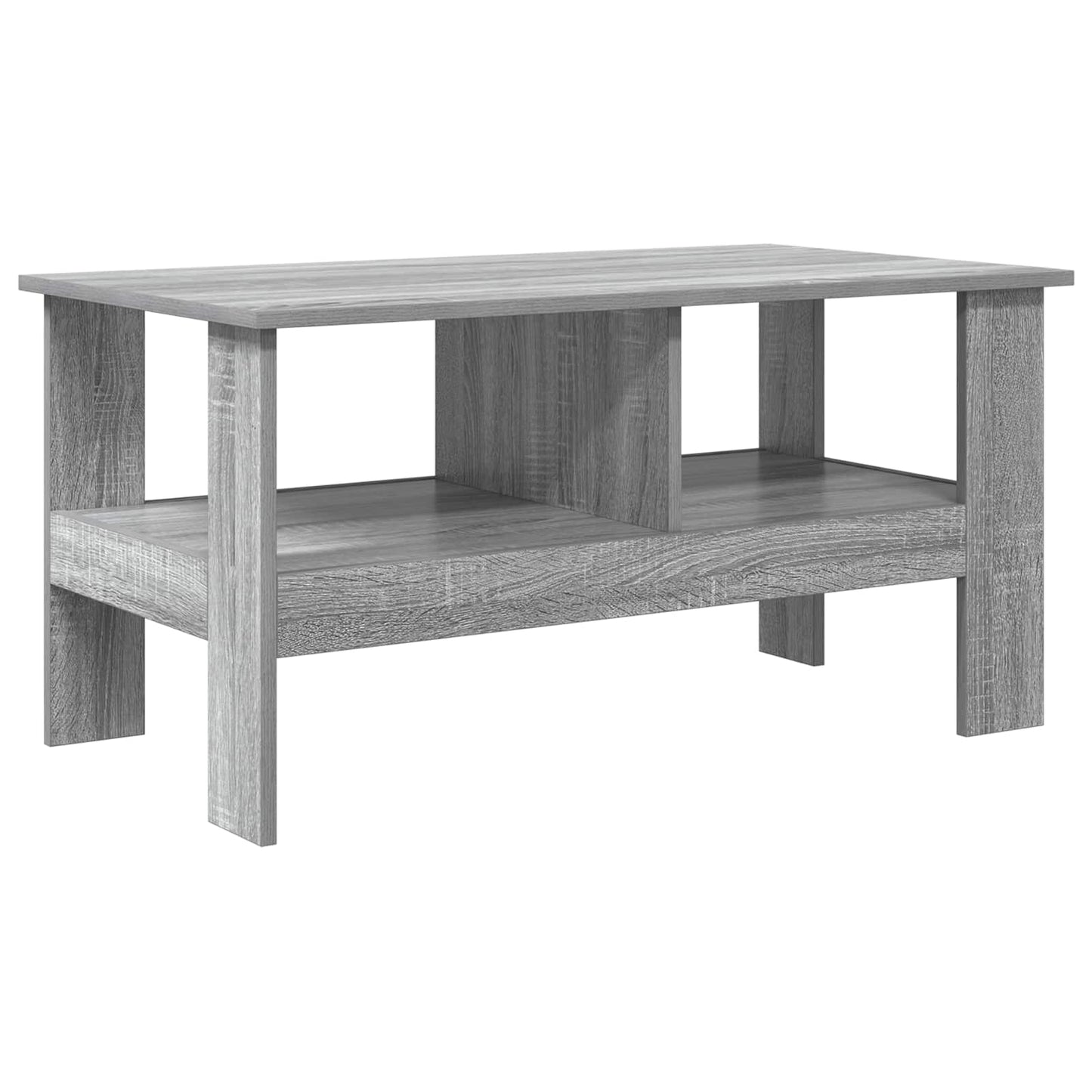Coffee Table Grey Sonoma 90 x 50 x 45 cm Engineered Wood