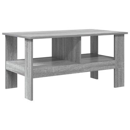 Coffee Table Grey Sonoma 90 x 50 x 45 cm Engineered Wood