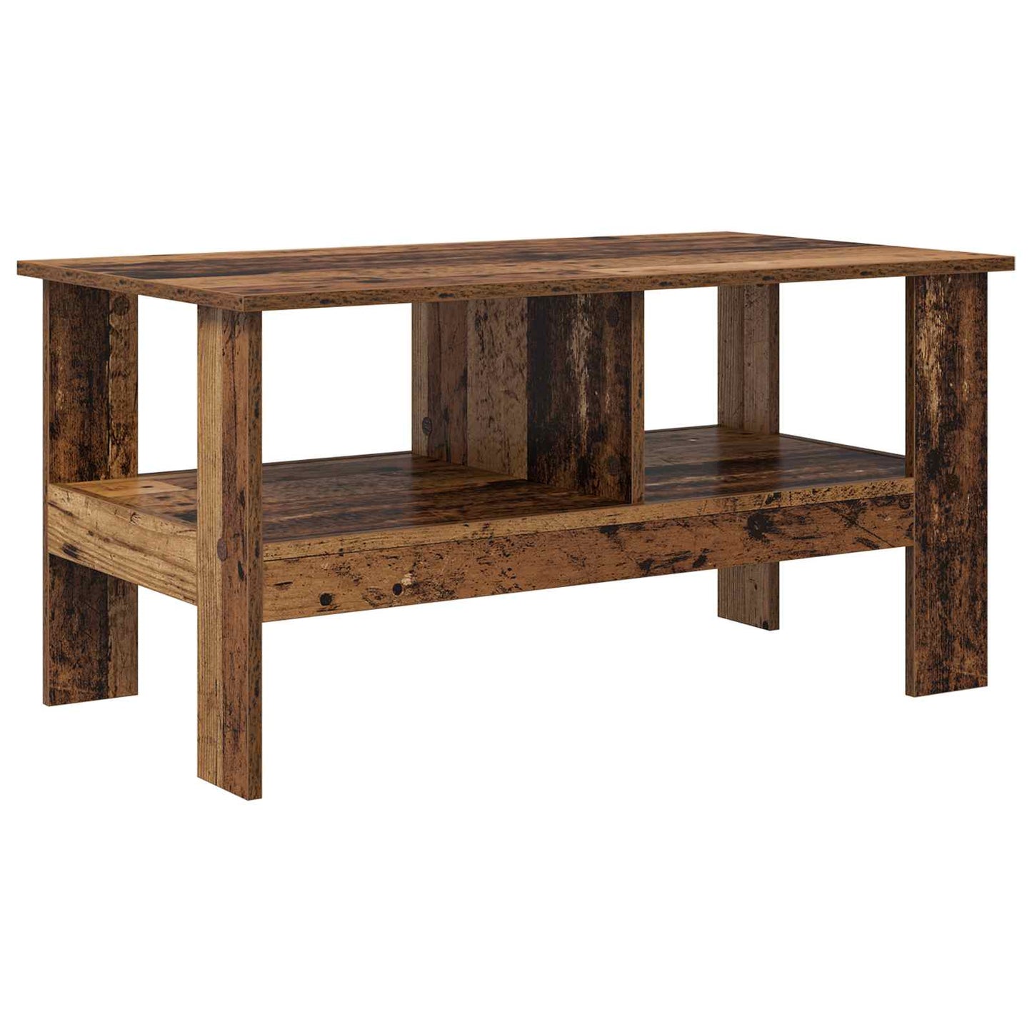 Coffee Table Old Wood 90 x 50 x 45 cm Engineered Wood