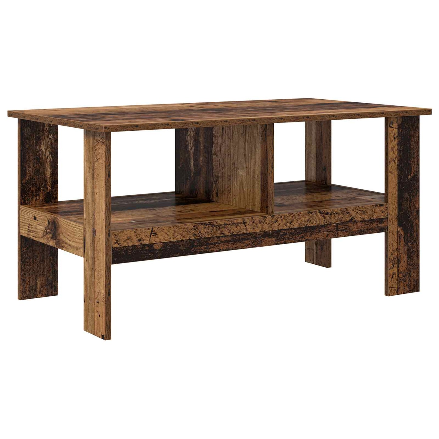 Coffee Table Old Wood 90 x 50 x 45 cm Engineered Wood