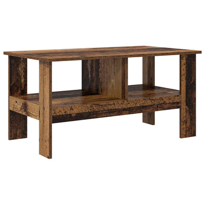 Coffee Table Old Wood 90 x 50 x 45 cm Engineered Wood