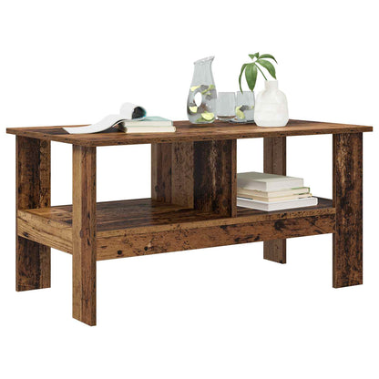 Coffee Table Old Wood 90 x 50 x 45 cm Engineered Wood