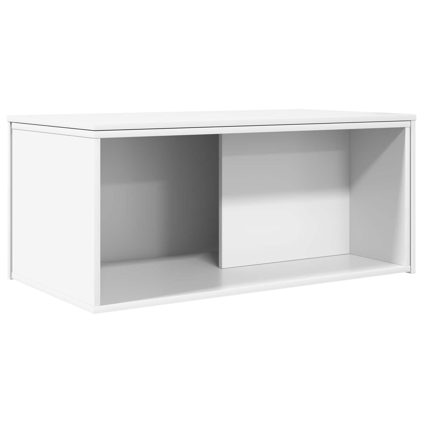 Coffee Table Set 2 pcs White Engineered Wood