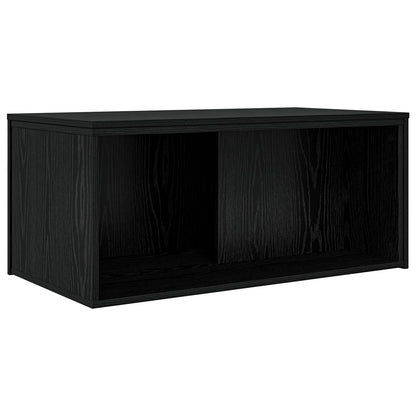 Coffee Table Set 2 pcs Black Oak Engineered Wood