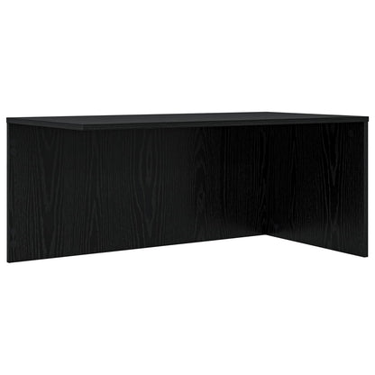 Coffee Table Set 2 pcs Black Oak Engineered Wood