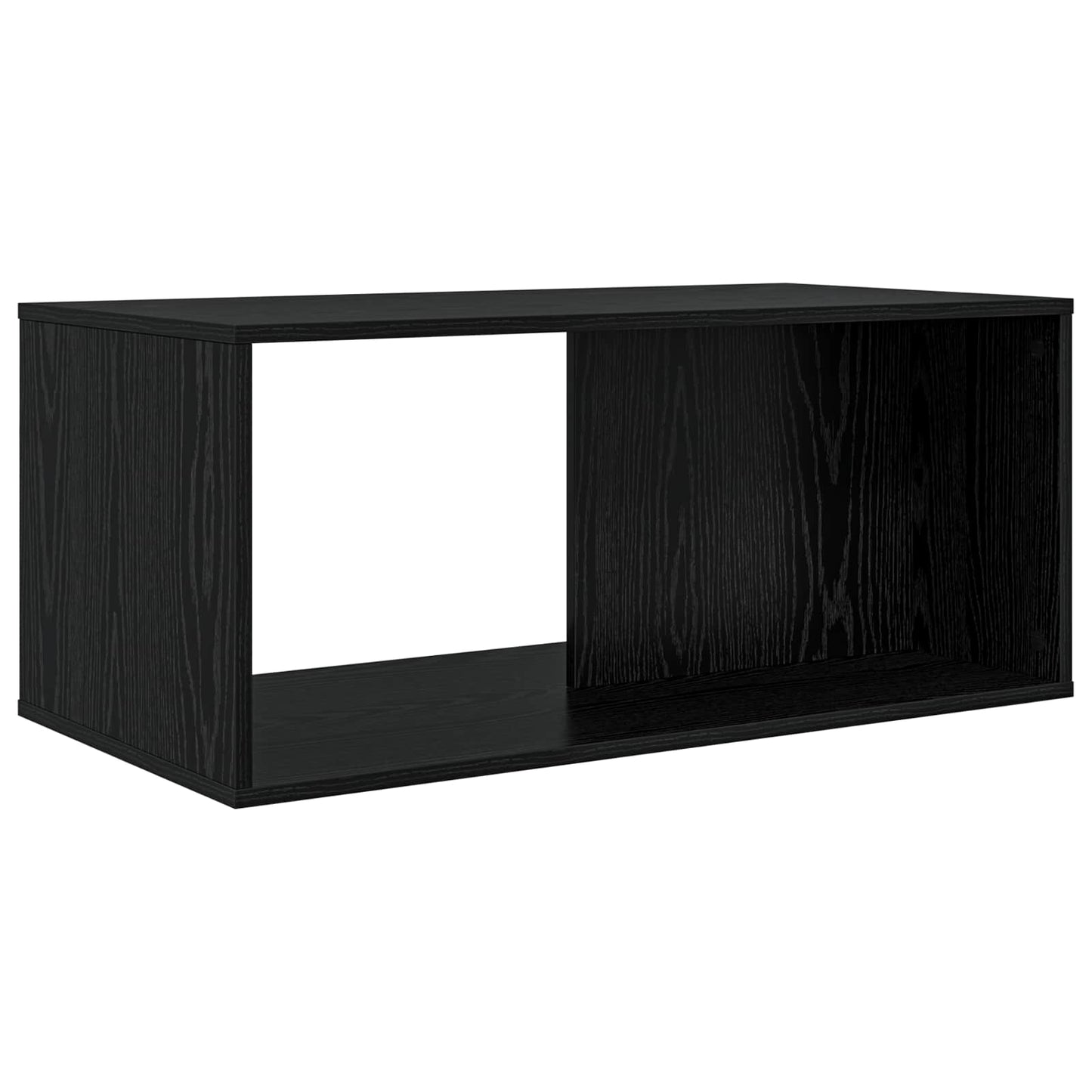 Coffee Table Set 2 pcs Black Oak Engineered Wood