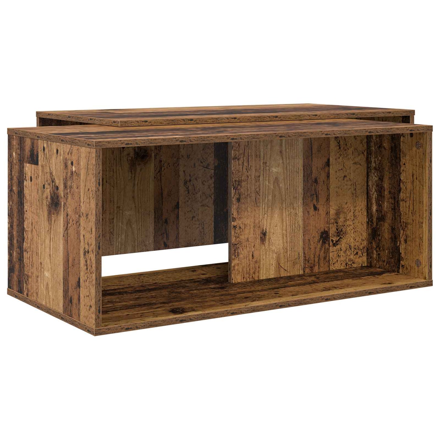 Coffee Table Set 2 pcs Old Wood Engineered Wood