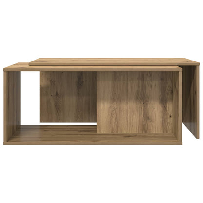 Coffee Table Set 2 pcs Artisan Oak Engineered Wood
