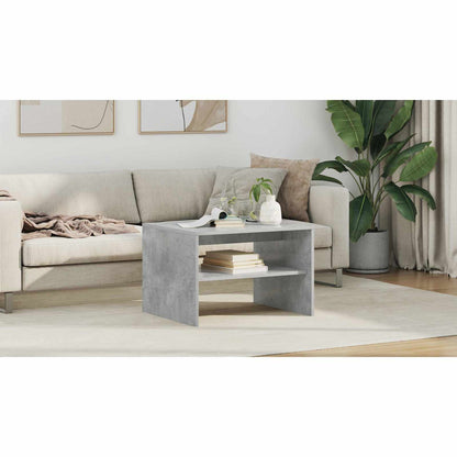 Coffee Table Concrete Grey 60 x 50 x 40 cm Engineered Wood