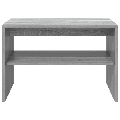 Coffee Table Grey Sonoma 60 x 50 x 40 cm Engineered Wood