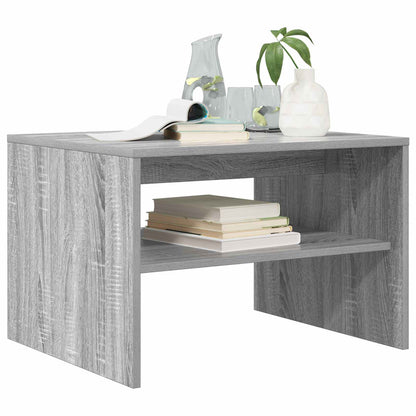 Coffee Table Grey Sonoma 60 x 50 x 40 cm Engineered Wood