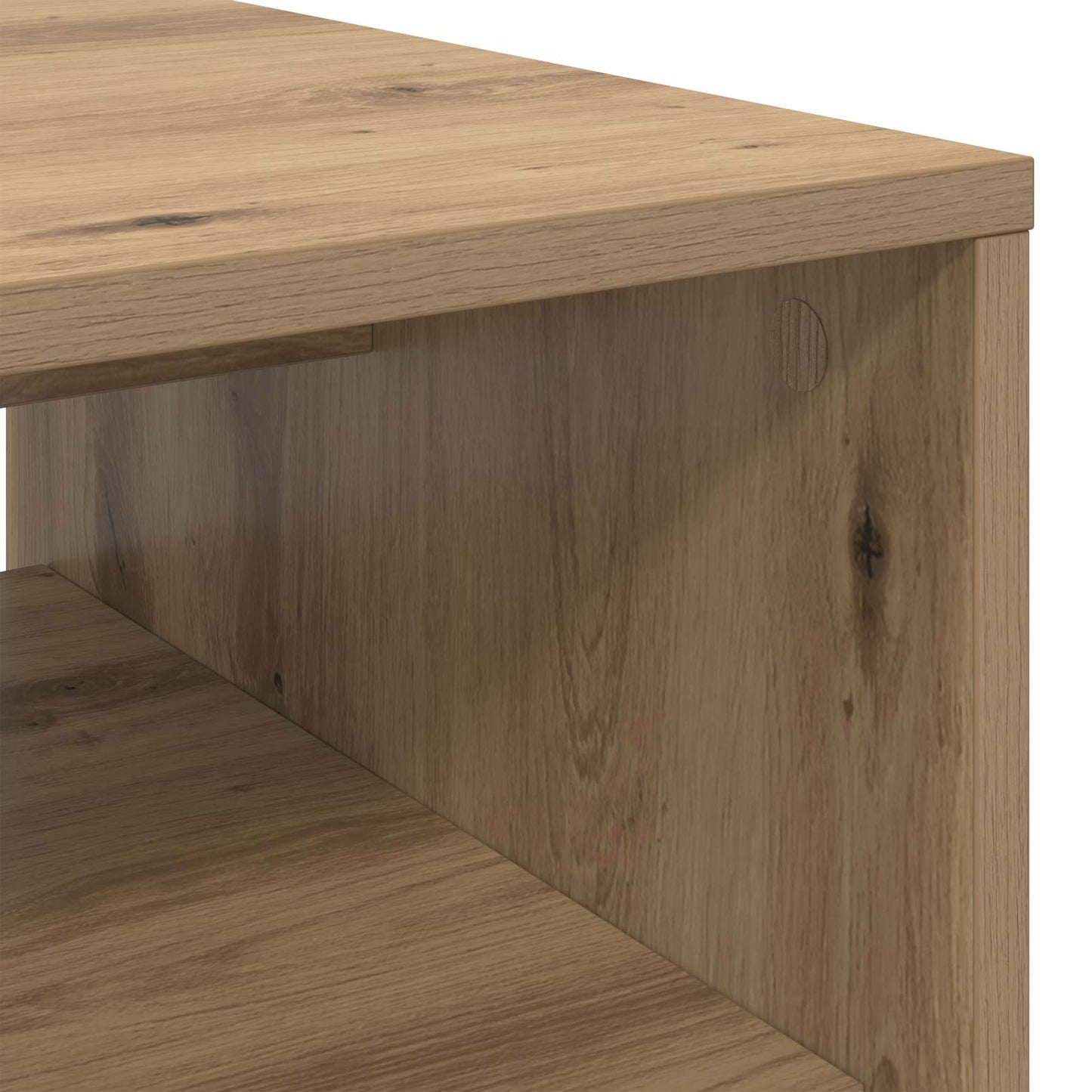Coffee Table Artisan Oak 60 x 50 x 40 cm Engineered Wood
