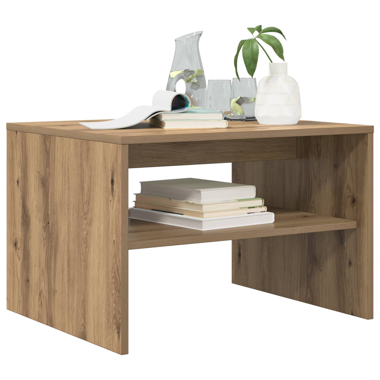 Coffee Table Artisan Oak 60 x 50 x 40 cm Engineered Wood