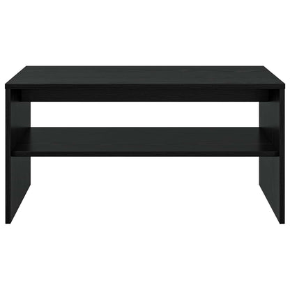 Coffee Table Black Oak 80 x 50 x 40 cm Engineered Wood