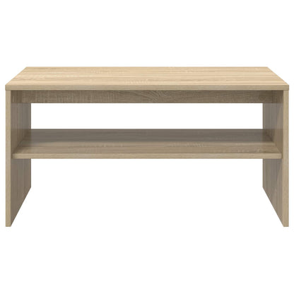 Coffee Table Sonoma Oak 80 x 50 x 40 cm Engineered Wood
