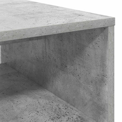 Coffee Table Concrete Grey 80 x 50 x 40 cm Engineered Wood