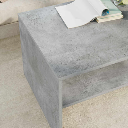 Coffee Table Concrete Grey 80 x 50 x 40 cm Engineered Wood
