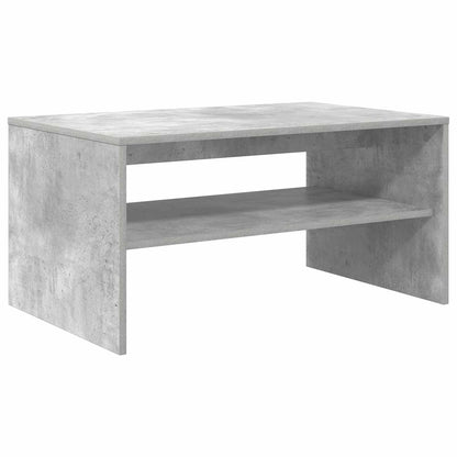 Coffee Table Concrete Grey 80 x 50 x 40 cm Engineered Wood
